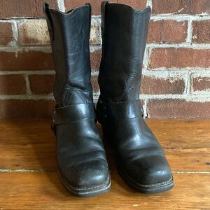 Black Harness Boots
